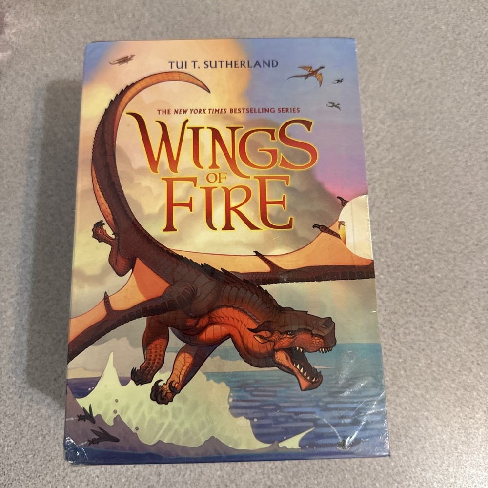 Wings of Fire First Five Books Box Set Tui T Sutherland Paperback New Sealed